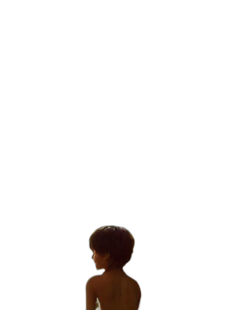 staff, dress, hair, robot transparent PNG cut-out