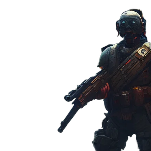 weapon, staff, robot, concept art transparent PNG cut-out