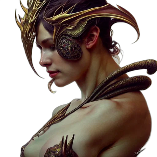 mask, jewelry, dragon, crown transparent PNG cut-out
