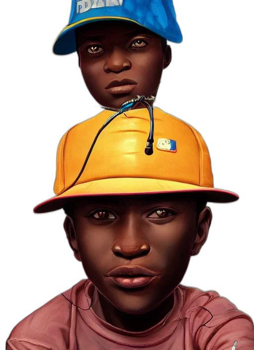 hat, face, photorealistic, concept art transparent PNG cut-out