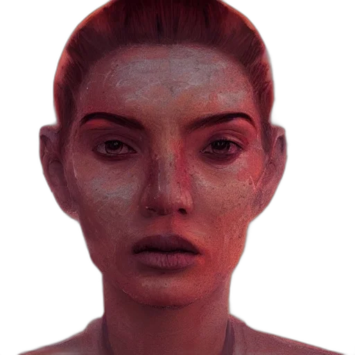 face, mask, creature, robot transparent PNG cut-out