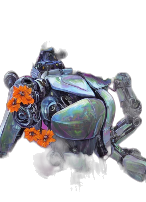 robot, weapon, concept art, fantasy art transparent PNG cut-out