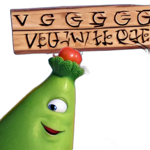 food, weapon, 3d render, veggie transparent PNG cut-out