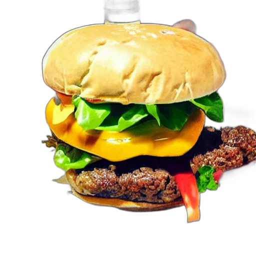 food, animal, photorealistic, 3d render transparent PNG cut-out