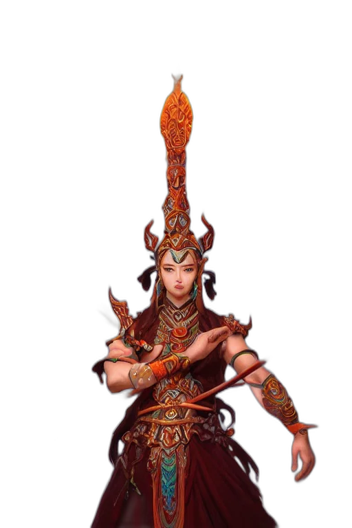 staff, jewelry, crown, weapon transparent PNG cut-out