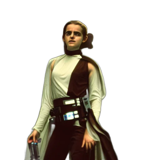 staff, jacket, robot, weapon transparent PNG cut-out