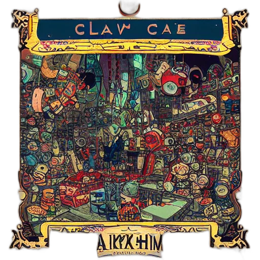 pixel art, album, cover, claw transparent PNG cut-out