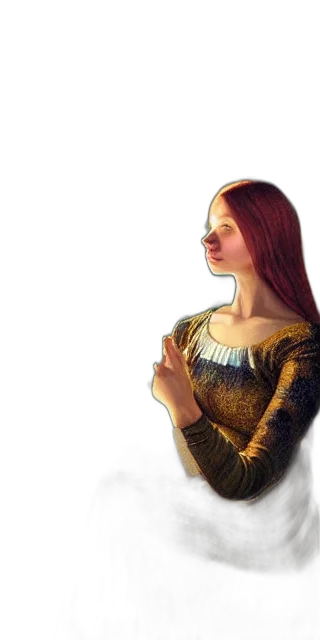 dress, jewelry, fantasy art, photorealistic transparent PNG cut-out