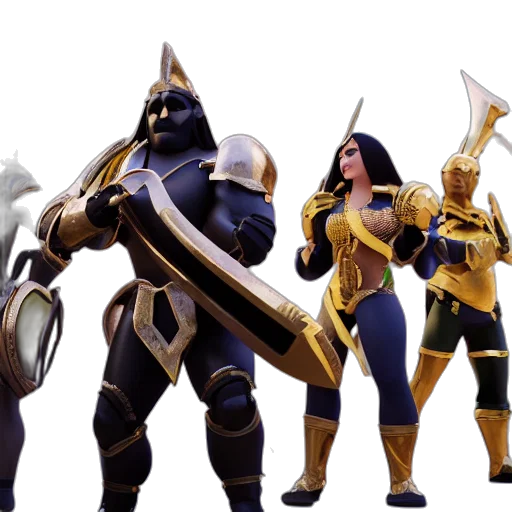 concept art, 3d render, fantasy art, comic book art transparent PNG cut-out