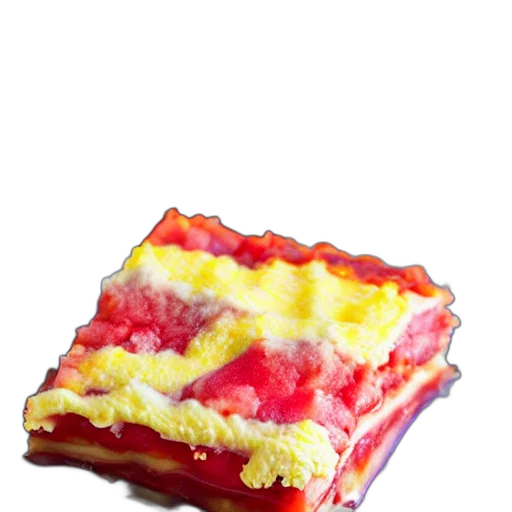 food, crown, 3d render, photorealistic transparent PNG cut-out
