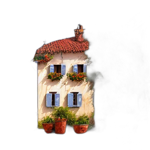 building, furniture, 3d render, photorealistic transparent PNG cut-out
