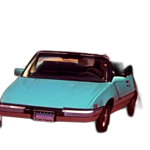 car, weapon, robot, vaporwave transparent PNG cut-out