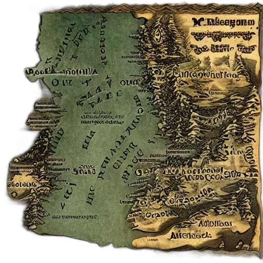 concept art, map, michigan, middle transparent PNG cut-out