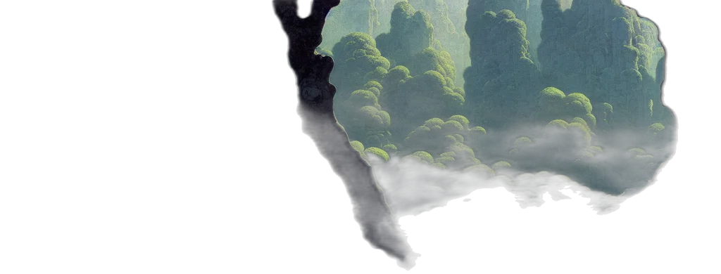 dragon, creature, sword, tree transparent PNG cut-out