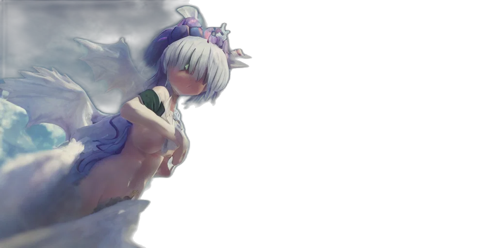 dress, flower, weapon, dragon transparent PNG cut-out