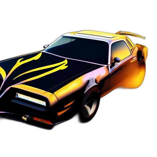 car, concept art, 3d render, photorealistic transparent PNG cut-out