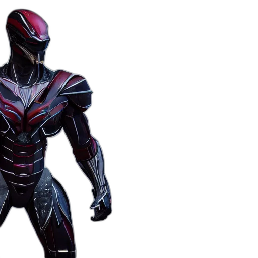 robot, concept art, 3d render, comic book art transparent PNG cut-out