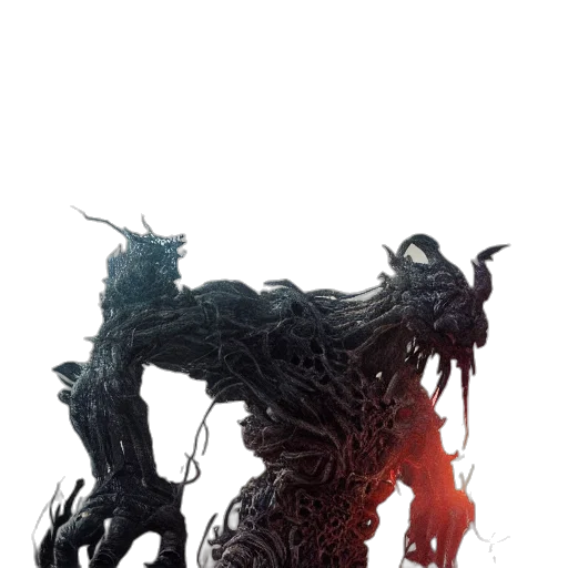 creature, dragon, hair, robot transparent PNG cut-out