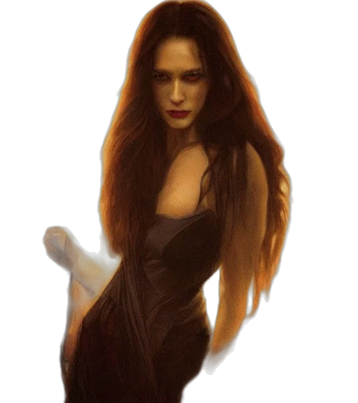 dress, hair, fantasy art, photorealistic transparent PNG cut-out