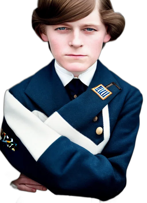 staff, crown, hat, jacket transparent PNG cut-out