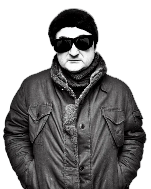 jacket, face, hat, animal transparent PNG cut-out