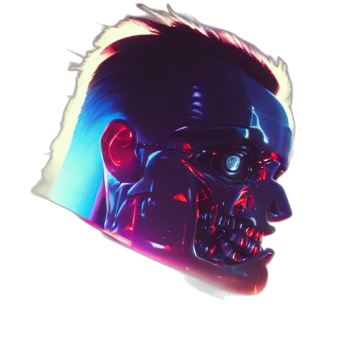 mask, face, robot, jacket transparent PNG cut-out