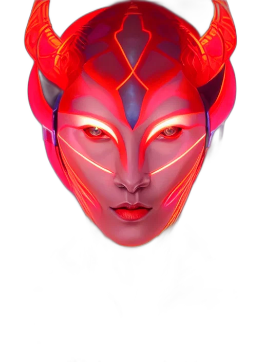 mask, face, crown, creature transparent PNG cut-out