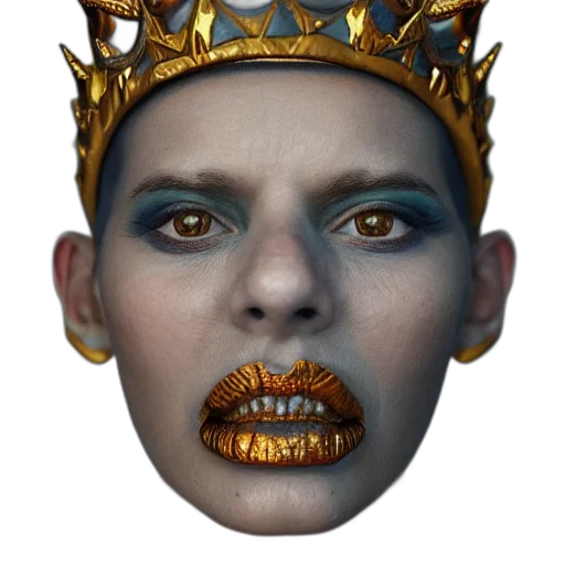 crown, face, mask, jewelry transparent PNG cut-out