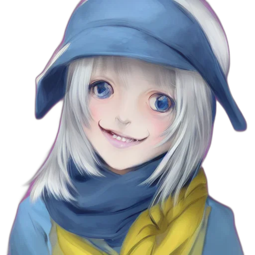 face, robot, hat, staff transparent PNG cut-out