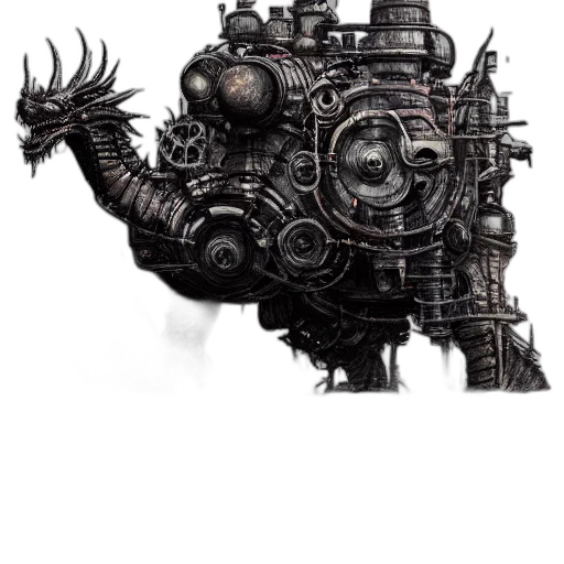 robot, weapon, animal, dragon transparent PNG cut-out