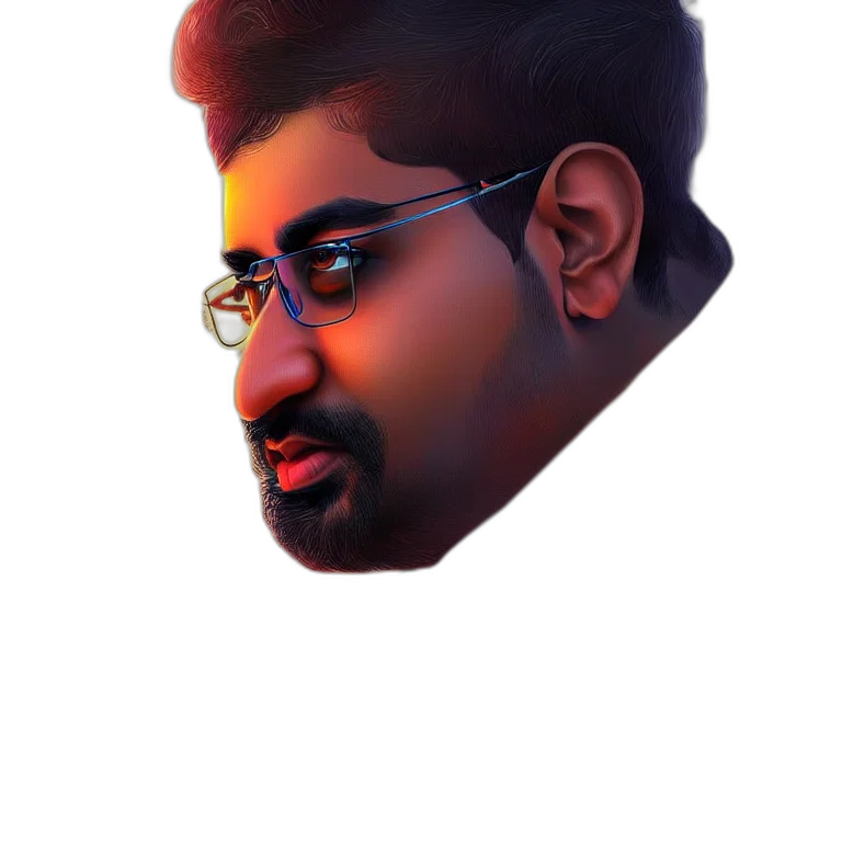 face, mask, staff, creature transparent PNG cut-out