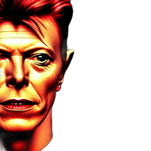 face, mask, comic book art, 3d render transparent PNG cut-out