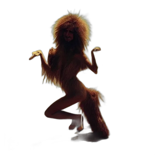 hair, creature, animal, staff transparent PNG cut-out