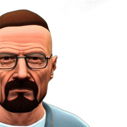 face, cartoon, photorealistic, 3d render transparent PNG cut-out