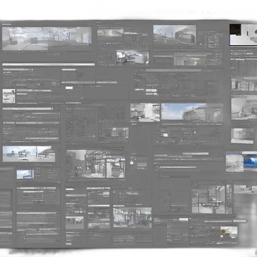 3d render, monochrome, dark, screenshot transparent PNG cut-out