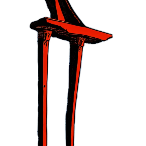 staff, sword, shoes, furniture transparent PNG cut-out