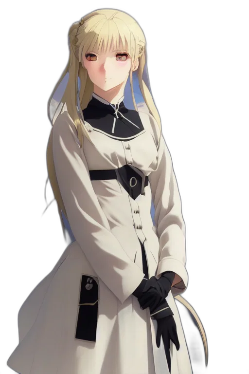 staff, dress, jacket, weapon transparent PNG cut-out