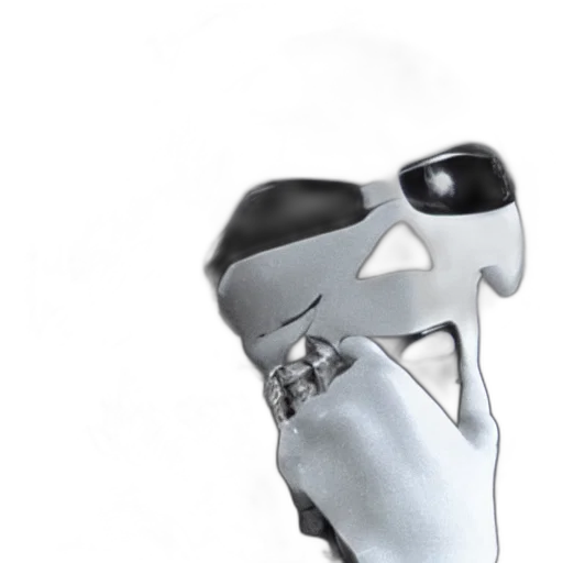 mask, robot, face, staff transparent PNG cut-out