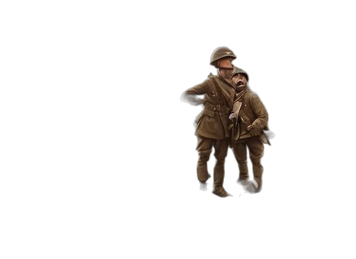 hat, weapon, jacket, staff transparent PNG cut-out