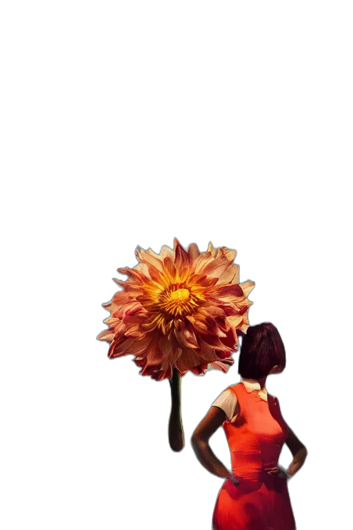 flower, dress, crown, umbrella transparent PNG cut-out