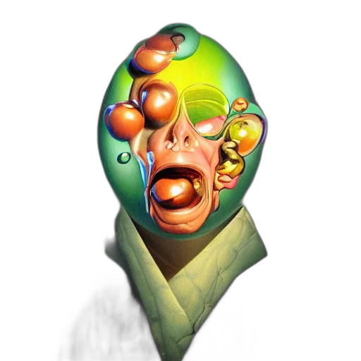 mask, face, staff, creature transparent PNG cut-out