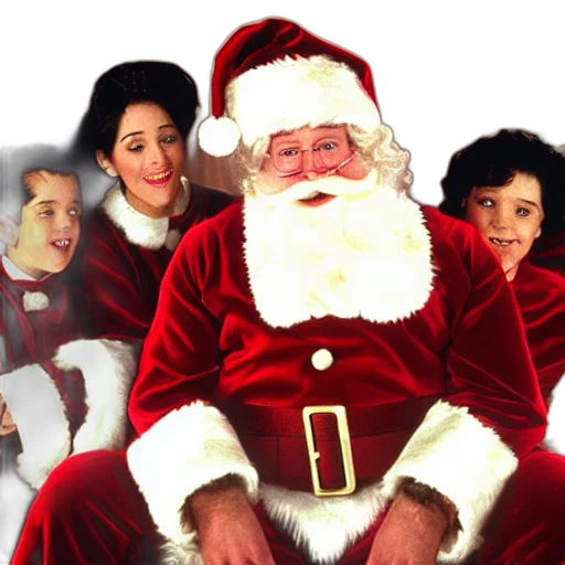 film, still, santa, clause transparent PNG cut-out