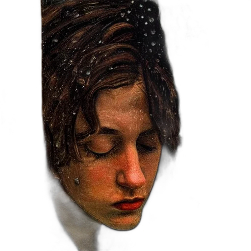 face, hair, mask, hat transparent PNG cut-out