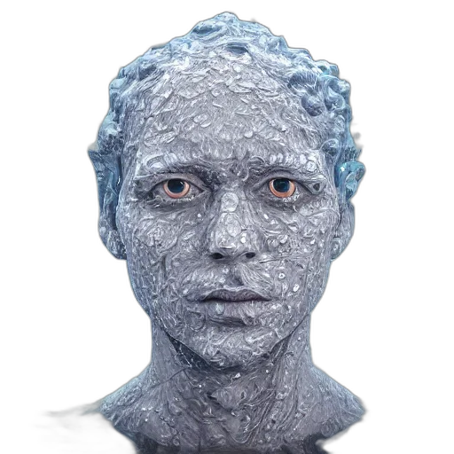 face, mask, robot, creature transparent PNG cut-out