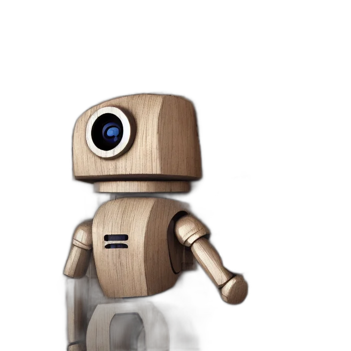 robot, staff, 3d render, concept art transparent PNG cut-out