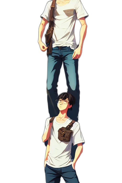 anime, concept art, pixel art, cartoon transparent PNG cut-out