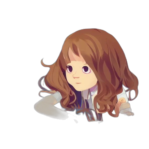 hair, staff, creature, face transparent PNG cut-out