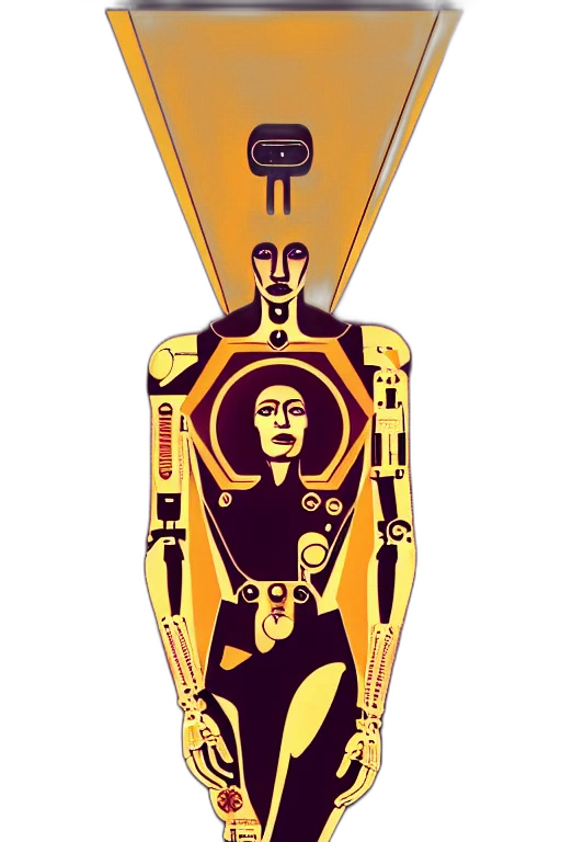 jewelry, robot, concept art, cartoon transparent PNG cut-out