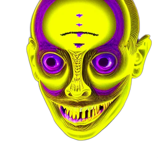 mask, face, robot, creature transparent PNG cut-out