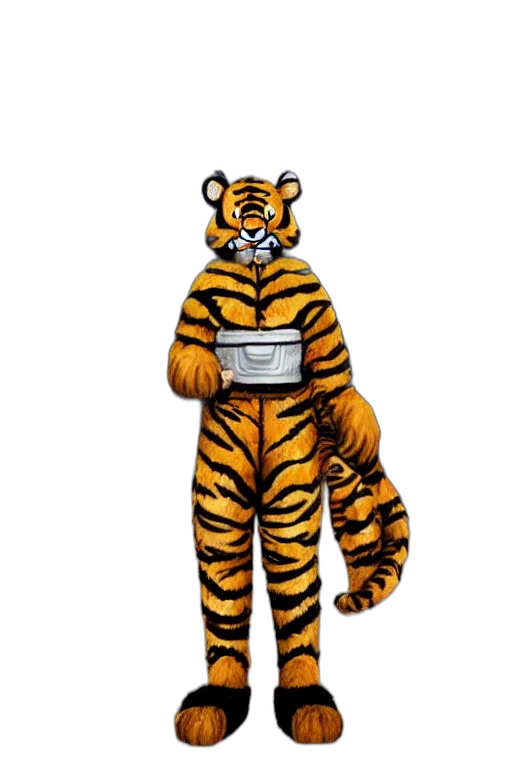 animal, robot, concept art, 3d render transparent PNG cut-out